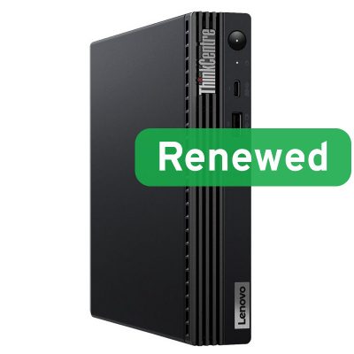Lenovo Renewed Grade A, ThinkCentre M70q, Intel Core i5, i5-10400T, 8 GB, SSD, 256 GB, Intel UHD Graphics 630, Windows 11 Pro