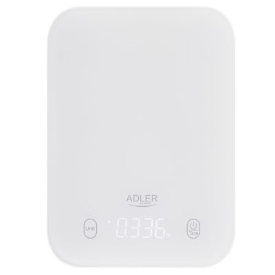 Adler Kitchen Scale, AD 3181w, Graduation 1 g, Display type LED, White