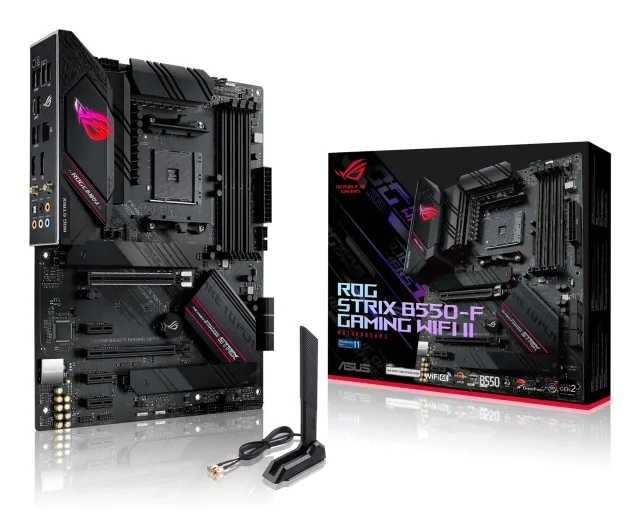 Mainboard|ASUS|AMD B550|SAM4|ATX|Memory DDR4|Memory slots 4|3xPCI-Express 3.0 1x|1xPCI-Express 3.0 4x|1xPCI-Express 4.0 16x|2xM.2|1xHDMI|1xDisplayPort|2xAudio-In|3xAudio-Out|2xUSB 2.0|5xUSB 3.2|1xUSB type C|1xOptical S/PDIF|1xRJ45|2xRF-Out|STRIXB550-FGAMWIFIII