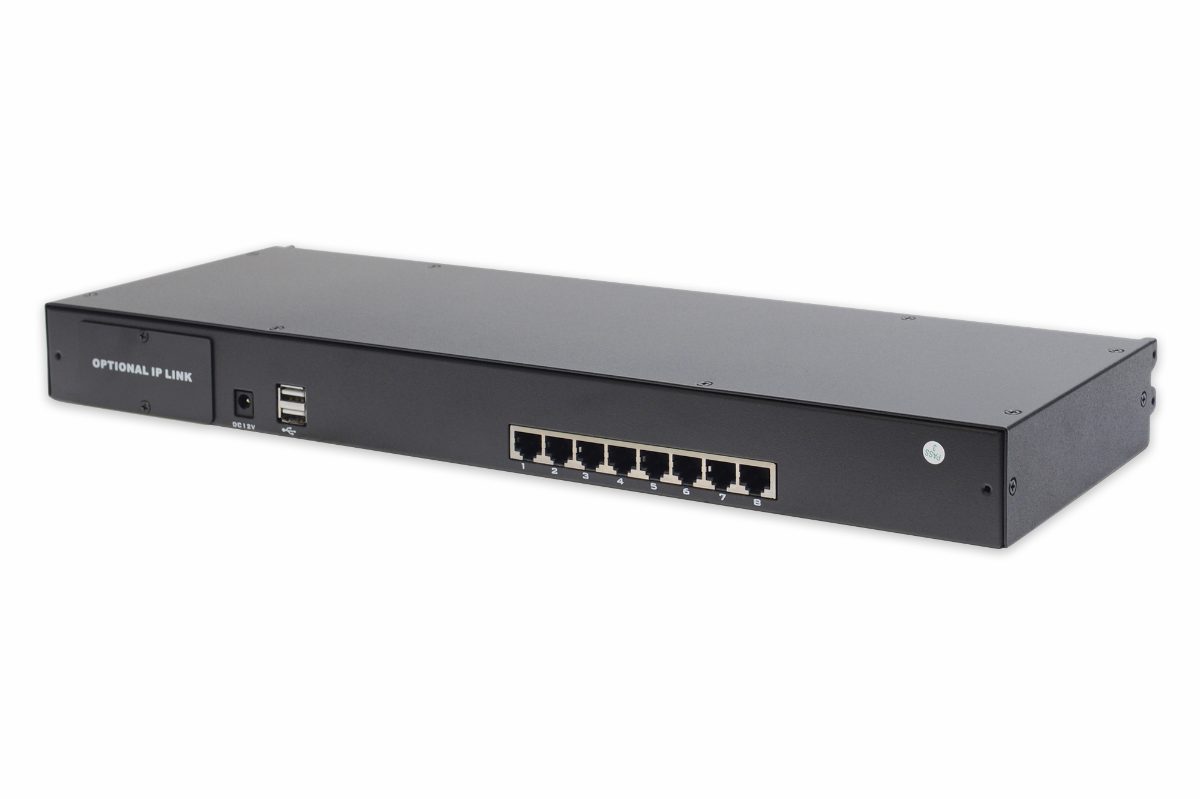 Modular Cat.5 KVM Switch, DS-72216, 8-port