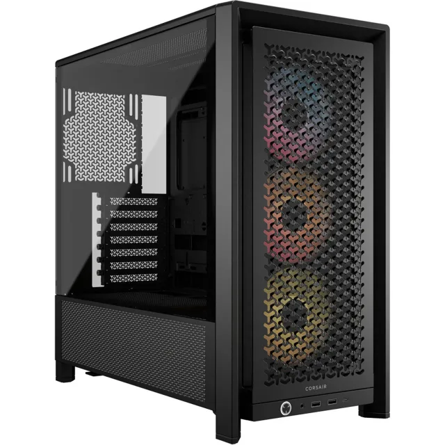 Corsair PC Case | Frame 4000D RS ARGB Modular | Black | Mid-Tower