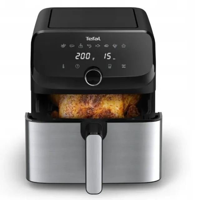 TEFAL Easy Fry Mega Air Fryer | EY855D10 | Power 1700 W | Capacity 7.5 L | Black