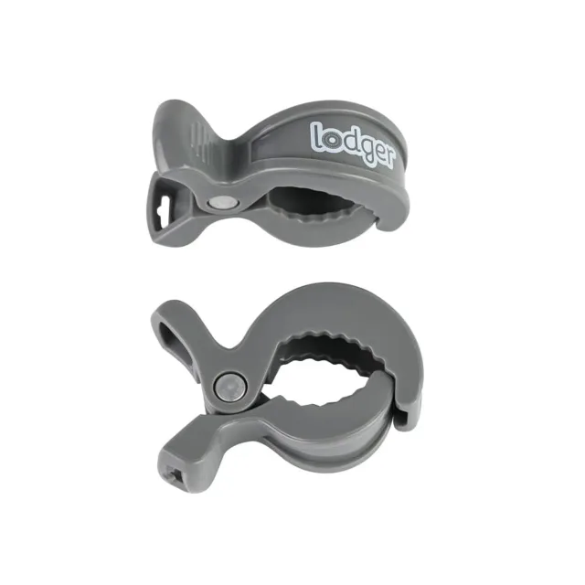 Lodger Clip klipsis Swaddler kokvilnas autiņam (2 gab.), Carbon