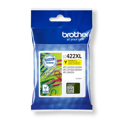 Brother LC422XLY, Ink Cartridge, Yellow