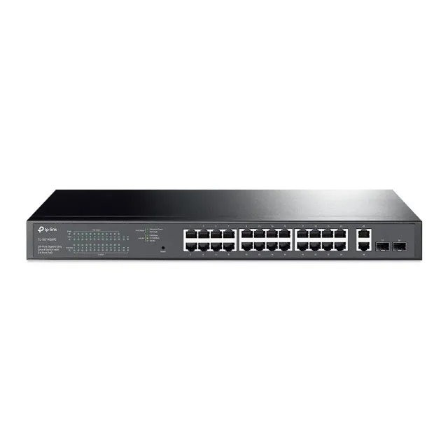 Switch|TP-LINK|Desktop/pedestal|28x10Base-T / 100Base-TX / 1000Base-T|PoE+ ports 24|250 Watts|TL-SG1428PE