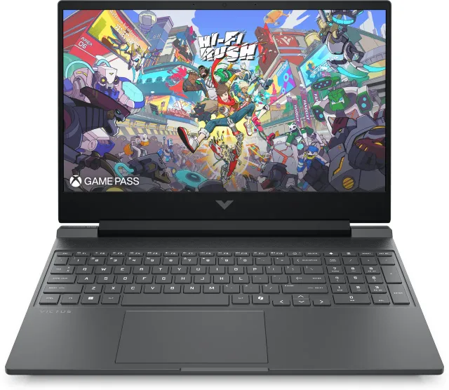 HP Victus | 15-FB3020NW | Black | 15.6 " | IPS | FHD | 1920 x 1080 pixels | Anti-glare | AMD Ryzen 5 | 240 | 16 GB | DDR5 | Solid-state drive capacity 512 GB | NVIDIA GeForce RTX 5050 | GDDR7 | 8 GB | Windows 11 Home | 802.11ax | Bluetooth version 5.4 | Keyboard language English | Warranty 24 month(s) | Battery warranty 12 month(s)