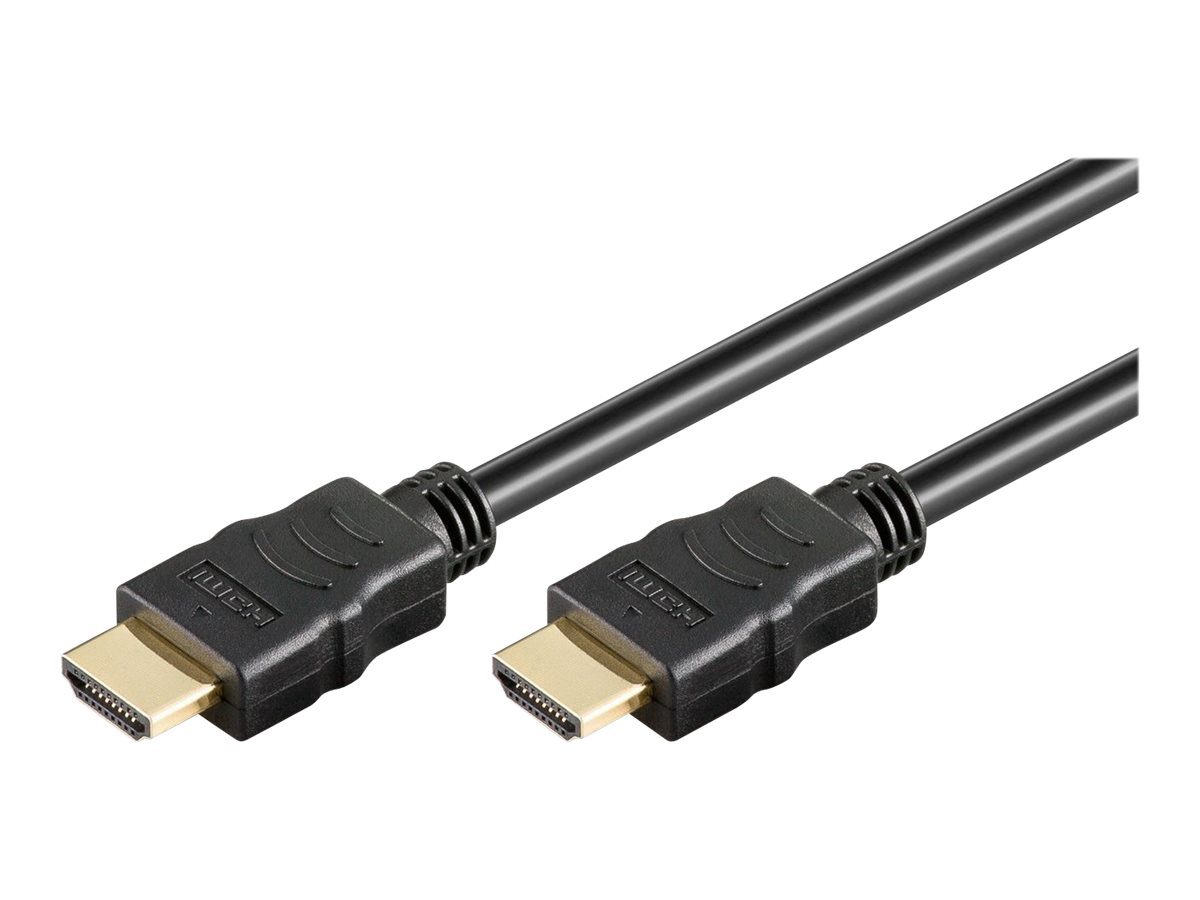 High-speed HDMI cable with Ethernet, 44506, HDMI male (type A), HDMI to HDMI, 1 m