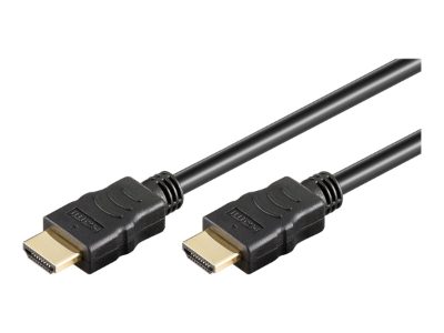 High-speed HDMI cable with Ethernet, 44506, HDMI male (type A), HDMI to HDMI, 1 m