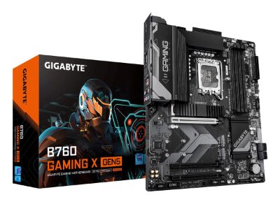 Gigabyte B760 GAMING X GEN5, Processor family Intel, Processor socket LGA1700, DDR5, Supported hard disk drive interfaces M.2, SATA, Number of SATA connectors 4