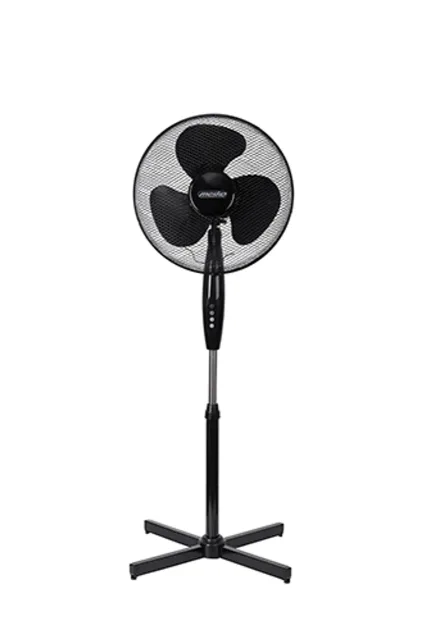 Mesko | Fan | MS 7311 | Stand Fan | 45 W | Diameter 40 cm | Number of speeds 3 | Oscillation | Black