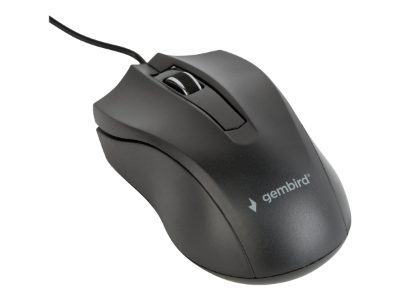 Optical Mouse, MUS-3B-01, USB, Black