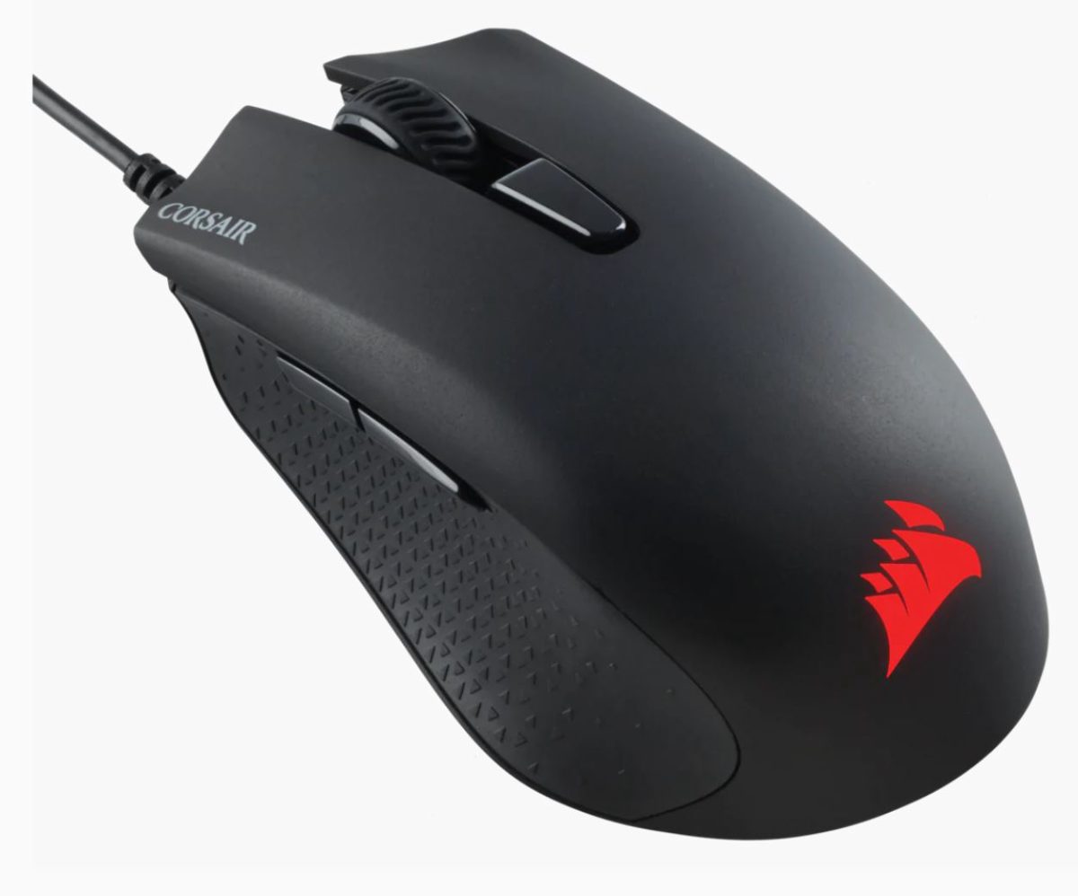 Gaming Mouse, HARPOON RGB PRO FPS/MOBA, Wired, Optical, Black, Yes