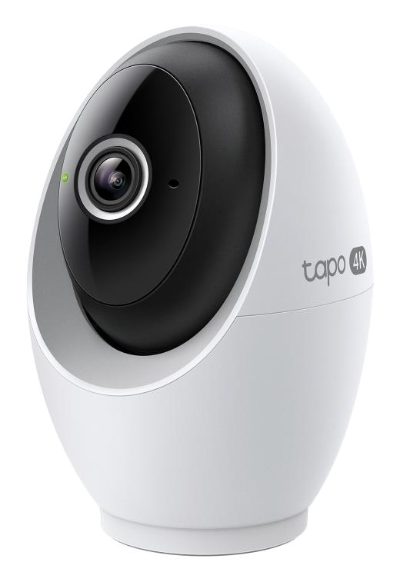 Pan/Tilt AI Home Security Wi-Fi Camera, Tapo C260, Dome, 8 MP, 4.3mm/F1.6, H.264, Micro SD, Max. 512 GB