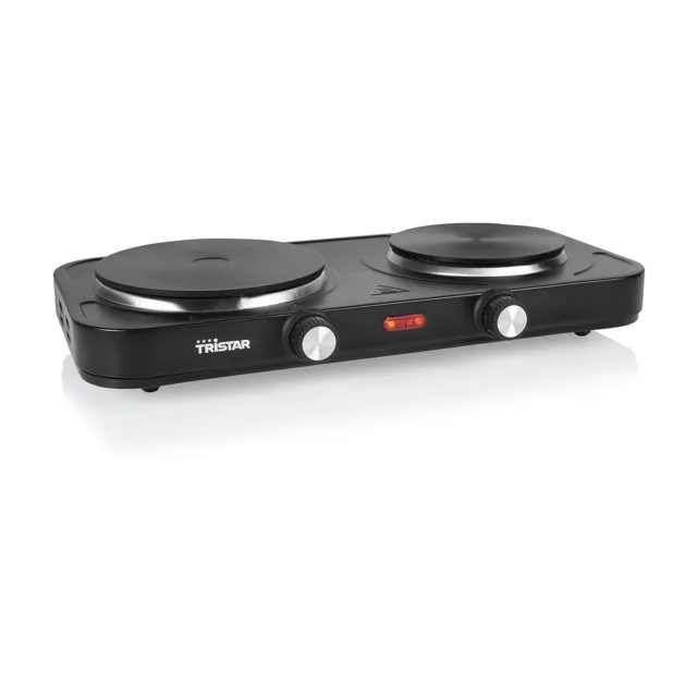 Tristar Table Hob | KP-6152 | Number of burners/cooking zones 2 | Black | Electric