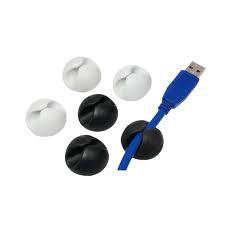 Cable organizer, cable clip, 6pcs., KAB0009