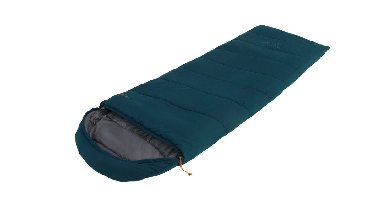 Easy Camp Raven I Square 2°C, Sleeping Bag, 220 x 80 cm, Temperature -12 to 7 °C, Two-way open-end, L-shaped, autolock