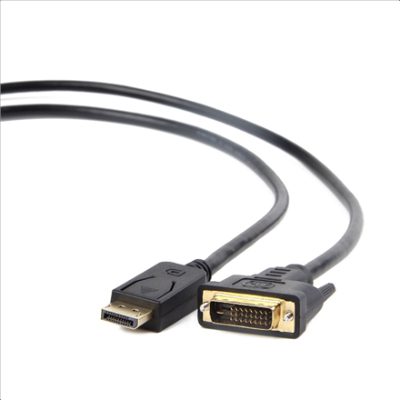 DisplayPort adapter cable, DisplayPort, DVI, DP to DVI-D, 1 m