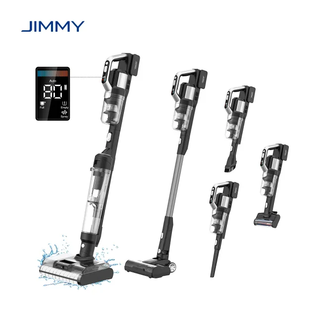 Jimmy Vacuum cleaner and washer | PW11 Pro Max-B | Cordless operating | Washing function | 460 W | 21.6 V | Operating time (max) 40-80 min | Black/Silver