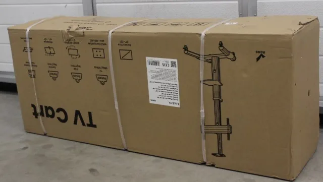 SALE OUT. Logilink BP0025 TV stand cart, adjustable TV height, 37–70“, max. 50 kg | Logilink | Floor stand | BP0025 | 30-70 " | Maximum weight (capacity) 50 kg | DAMAGED PACKAGING