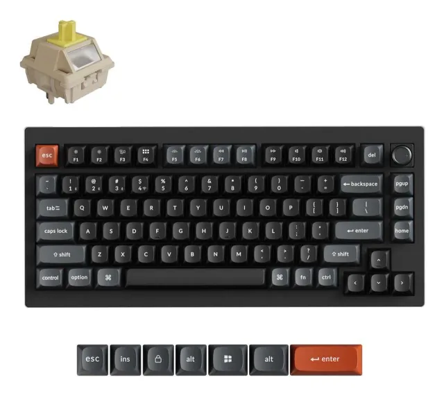 KEYBOARD WRL V1 ULTRA/BLACK V1U-D4 KEYCHRON