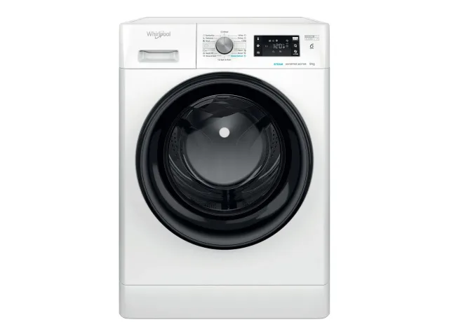 Whirlpool Washing machine | FFB 9479 BV EE | Energy efficiency class A | Front loading | Washing capacity 9 kg | 1400 RPM | Depth 63 cm | Width 59.5 cm | Digital | Steam function | White