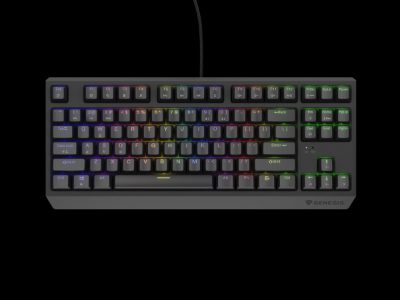 THOR 230 TKL, Mechanical Gaming Keyboard, Wired, US, Linear, Black, RGB