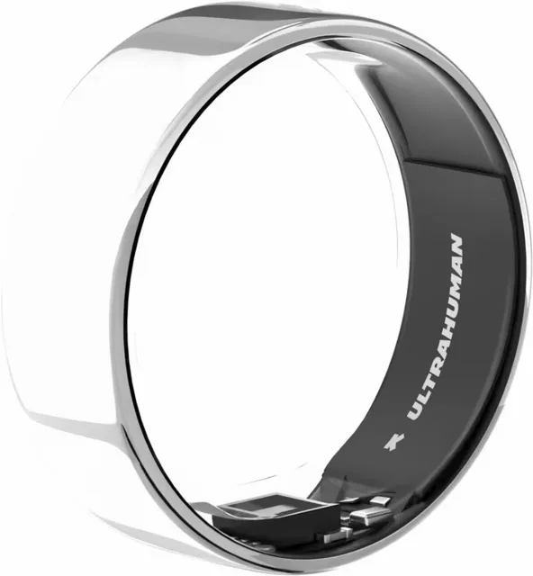 Ultrahuman | Ring Air | Space Silver | Size 6 | Smart Ring