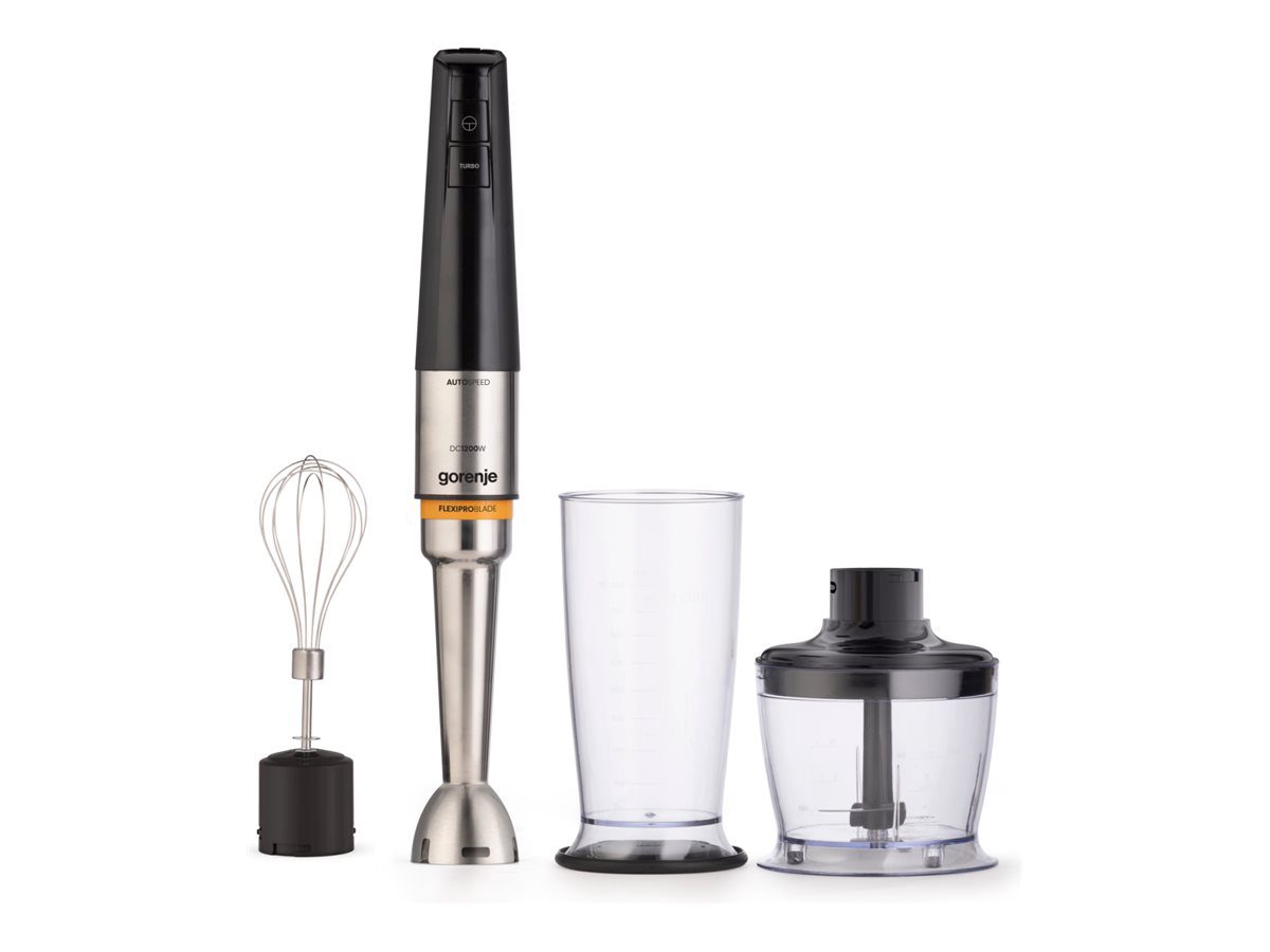 Gorenje HBX1200EB, 1200 W, Hand Blender, Jar material Plastic, Jar capacity 0.8 L, Stainless steel
