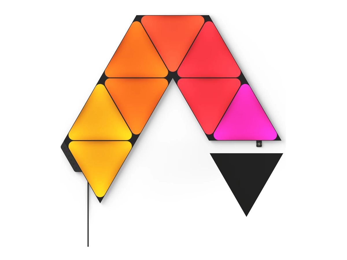 Shapes Black Triangles Starter Kit (9 panels), 42 W, WiFi