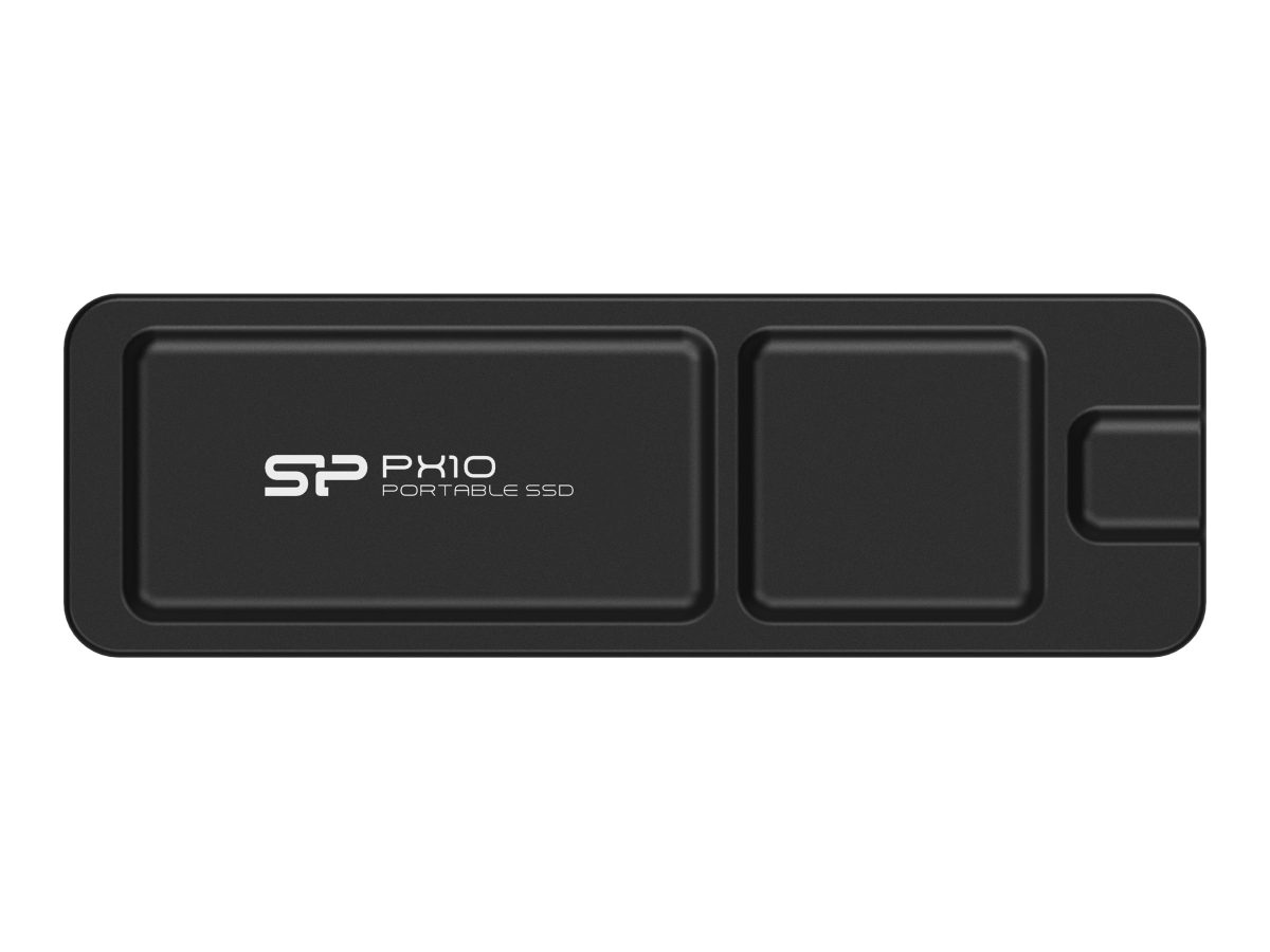 Silicon Power Portable SSD, PX10, 512 GB, USB 3.2 Gen 2, Black