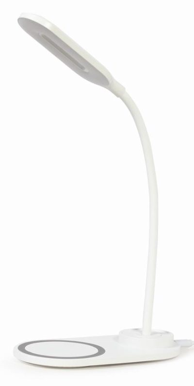 Desk lamp with wireless charger, TA-WPC10-LED-01-W