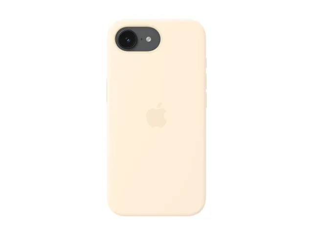 Apple iPhone 17e Silicone Case with MagSafe – Vanilla | Apple