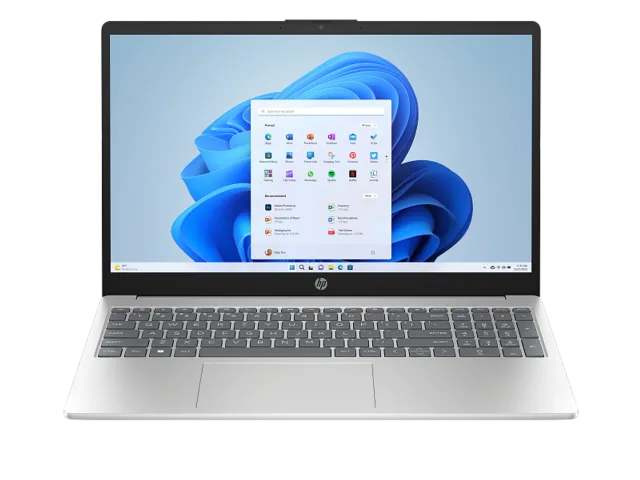 HP 15 | 15-fc0041ny | Silver | 15.6 " | FHD | 1920 x 1080 pixels | AMD Ryzen 5 | 5625U | 16 GB | DDR4-SDRAM | Solid-state drive capacity 256 GB | AMD Radeon Graphics | Windows 11 Home | 802.11ax | Bluetooth version 5.4 | Keyboard language English | Warranty 24 month(s)