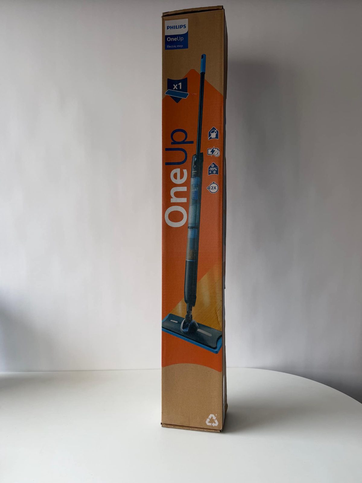 Philips OneUp series 5000 elektriskā mazgāšanas slota, zila
