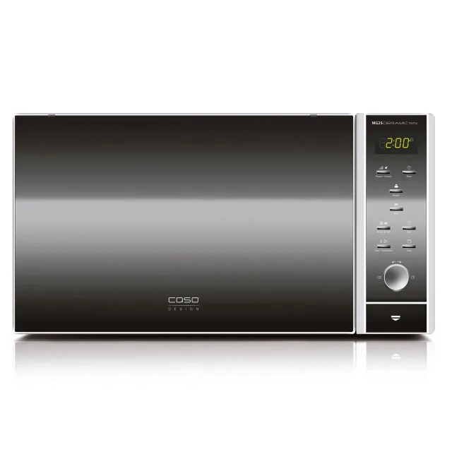 Caso | Microwave oven with Grill | MG 25 | Free standing | 900 W | Grill | Silver/Black