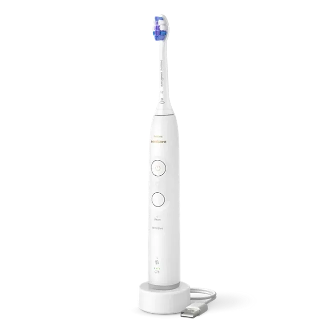 PHILIPS 6100 Sonic elektriskā zobu birste, balta
