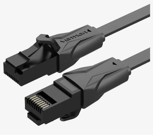 PATCH CABLE CAT.6 UTP/3M BLACK IBABI VENTION