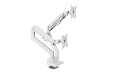 Arozzi Desk Mount, Neo Duo - Gas Spring Monitor Arm AZ-ALZARE-NEO-DUO-WT, Tilt, Swivel, Rotation, Maximum weight (capacity) 9 kg, White