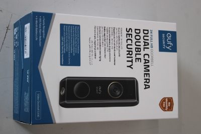 Anker Eufy Doorbell 2 Pro, Black, SALE OUT. Anker Eufy Doorbell 2 Pro, UNPACKED, SCRATCHED TOP