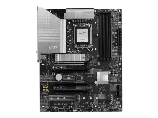 SALE OUT. MSI PRO Z890-S WIFI | Processor family Intel | Processor socket LGA1851 | 2000 GB | DDR5 UDIMM | Supported hard disk drive interfaces SATA, M.2 | Number of SATA connectors 4 | USED, REFURBISHED, WITHOUT  ACCESSORIES, ONLY BACKPANEL INCLUDED | 256 MB
