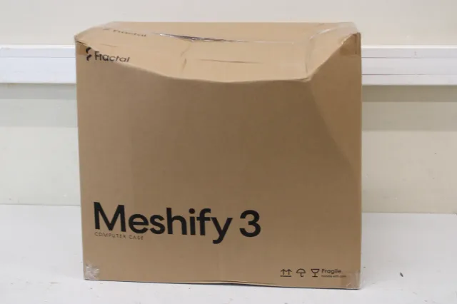 SALE OUT. Fractal Design Meshify 3 Ambience Pro RGB Black TG | SALE OUT. SALE OUT. Fractal Design Meshify 3 | Ambience Pro RGB Black TG Light Tint | ATX | DAMAGED PACKAGING, DAMAGED PAINT ON TOP