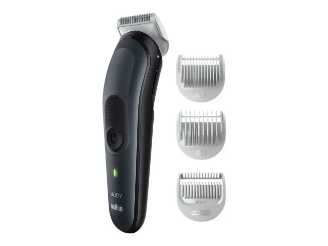 Braun Body Groomer | BG3340 | Cordless | Black/Grey