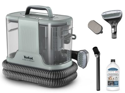 TEFAL Carpet and Upholstery Cleaner, IZ3020F0 Clean it Compact, Corded operating, Washing function, 400 W, Operating radius 5.65 m, 220-240 V, Eucalyptus