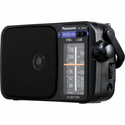 Panasonic portatīvais radio, melns