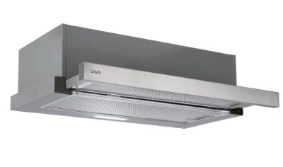 Candy Hood, CBT625/2X/1, Telescopic, Energy efficiency class B, Width 60 cm, 332 m³/h, Mechanical, LED, Stainless steel