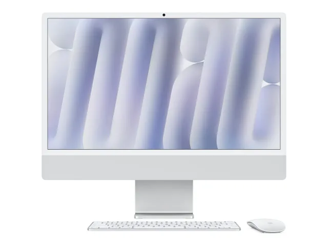 Apple iMac 24” 4.5K Retina, Apple M4 8C CPU, 8C GPU/16GB/256GB SSD/Silver/RUS | Apple