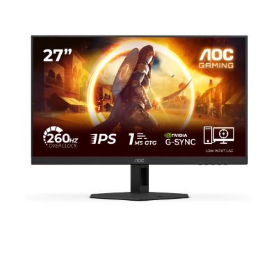 LCD Monitor, AOC, 27 ", 1920 x 1080 pixels, Full HD, Native aspect ratio 16:9, LED, Flat, 27G4ZRE