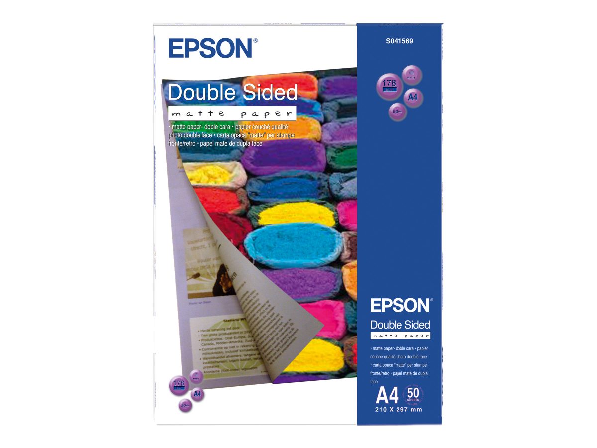 Double Sided Matte Paper - A4 - 50 Sheets, A4