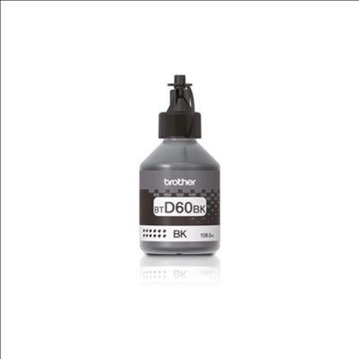 Brother Cartridge, BTD60BK, Inkjet, Black