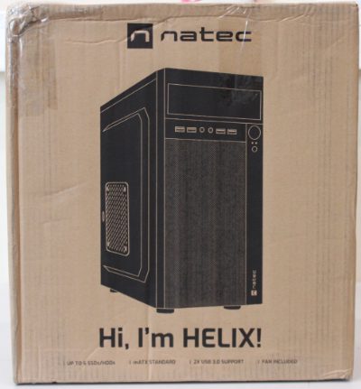 Natec, PC Case, Helix Matx, Black, Mini Tower